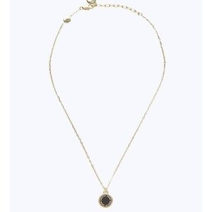 Marc Jacobs Logo Disc Pendant Necklace